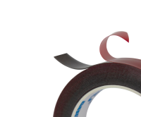 Лента двухсторонняя на вспененной акриловой основе серая (15 мм х 5 м)