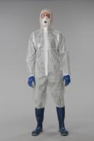 Комбинезон защитный одноразовый DИОН ЛК60 цвет белый, синий, инд.упак