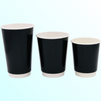 Стакан двуслойный для горячих напитков "Черный" 250 мл