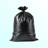 Мешки для мусора ПВД 240 л, 10 штук / рул., черные (90х125 см, 45 мкм)