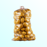 Мешок полипропиленовый прозрачный с завязками (Китай) (55х95 см)