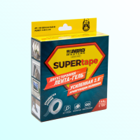 Лента-гель двухсторонняя, усиленная армирующим волокном (3 см х 0,8 мм х 3 м)