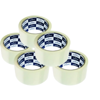 Упаковочная лента, 50 мм*66 м, 45 мкм, прозрачная, Klebebänder