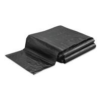 Мешки для мусора ПВД, 50 мкм, 120 л, чёрные, в рулоне, 30 шт/уп.