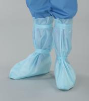 Бахилы высокие 55 см., на двух завязках, пл. 25 г/м2, 10 пар/упак.