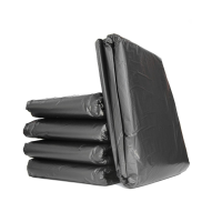 Мешки для мусора ПВД, 70 мкм, 240 л, чёрные, в рулоне, 10 шт.уп.