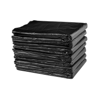 Мешки для мусора ПВД, 60 мкм, 120 л, чёрные, в рулоне, 30 шт/уп.