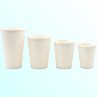 Стакан однослойный для горячих напитков Белый 250 мл