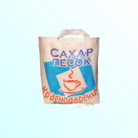 Мешок полипропиленовый на 25 кг с логотипом «Сахар Краснодарский» (43х80 см, 40 г)