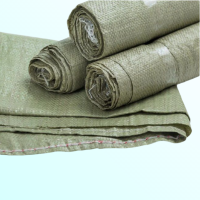 Мешок полипропиленовый на 50 кг зеленый в рулонах по 10 шт. (75х115 см, 79 г)