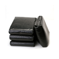 Мешки для мусора ПВД, 40 мкм, 120 л, чёрные, в пачке, 50 шт/уп.