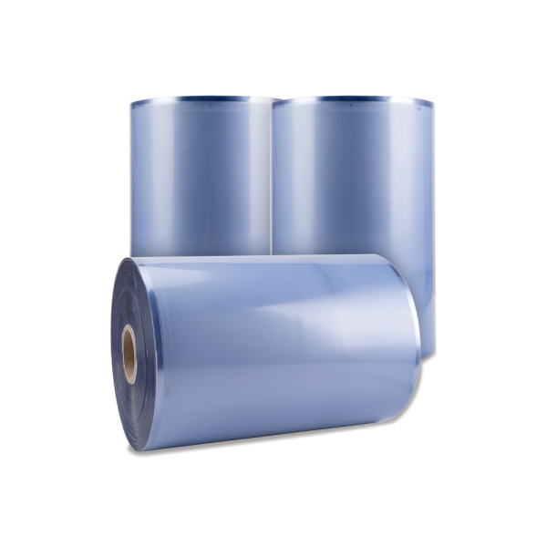 Пленка ПВХ термоусадочная 19 мкм x 550 мм x 630 м, полурукав, прозрачная