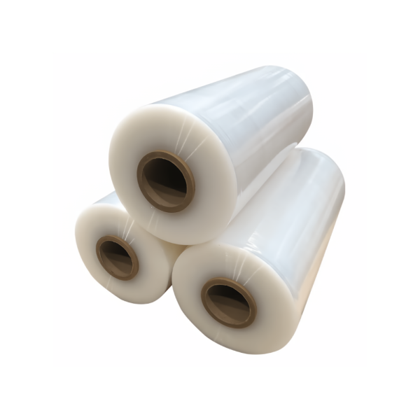 Стрейч-пленка джамбо 30 мкм x 500 мм x 50 мм, 32 кг, вторичная 2 сорт
